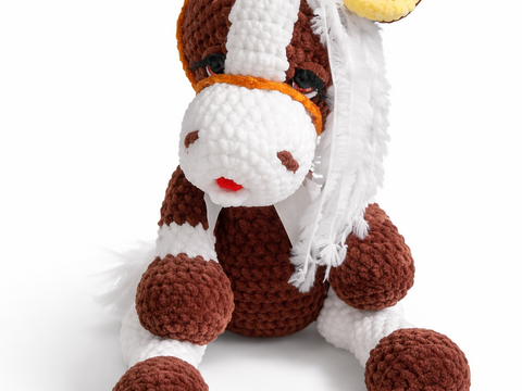 "Amigurumi Crochet Pattern: Molly the Horse"