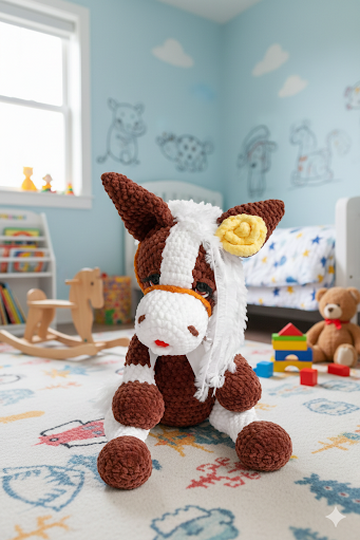 "Amigurumi Crochet Pattern: Molly the Horse"