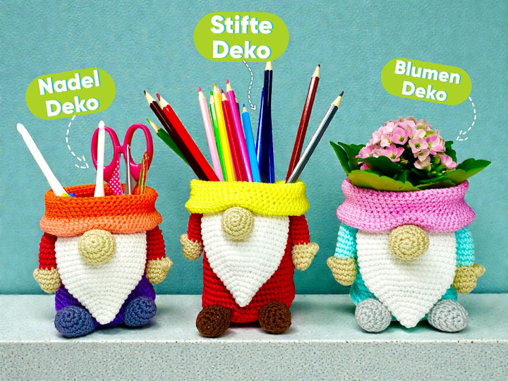 Gnome Container - Crochet Pattern