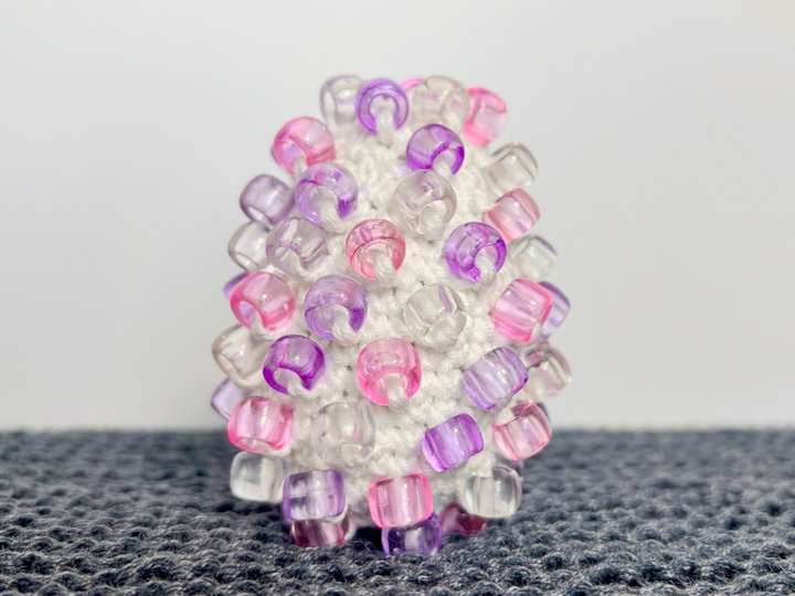 Beaded Crochet Easter Egg Fidget Pattern, Crochet Easter Decor Tablescape