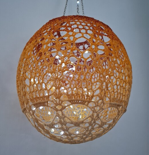 Häkelanleitung große Deko-Kugel