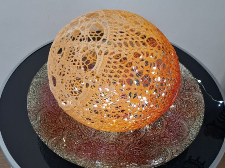 Häkelanleitung große Deko-Kugel