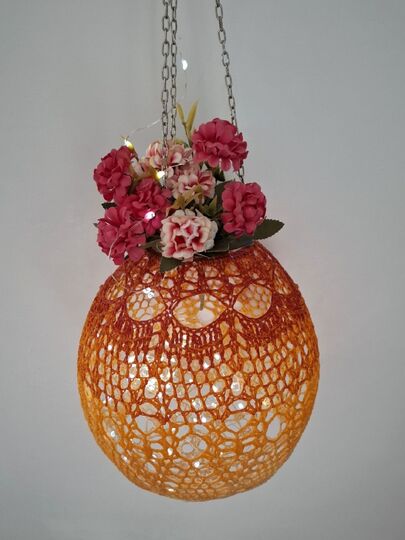 Häkelanleitung große Deko-Kugel