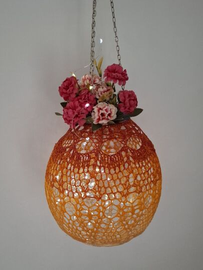 Häkelanleitung große Deko-Kugel