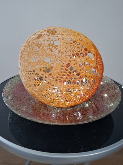 Häkelanleitung große Deko-Kugel