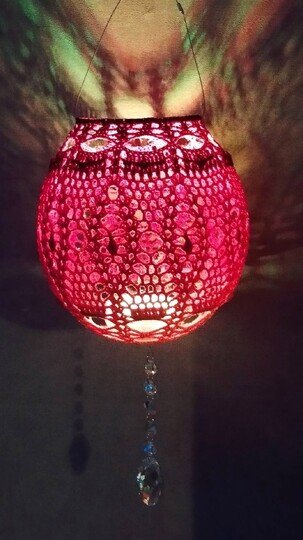 Häkelanleitung große Deko-Kugel