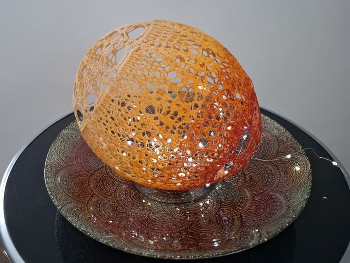 Häkelanleitung große Deko-Kugel