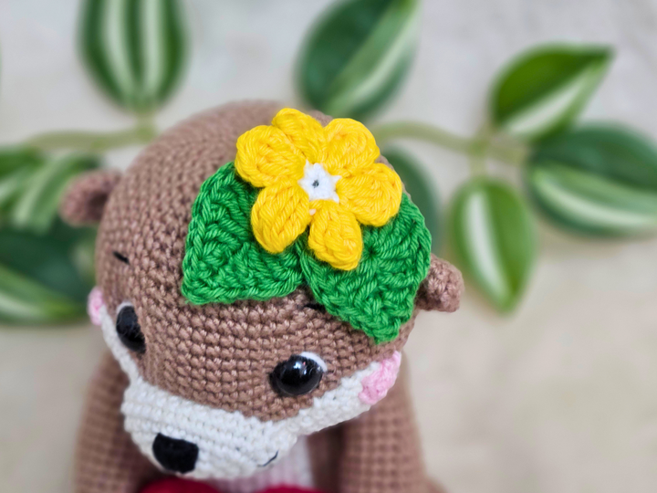 Addon Häkelanleitung: Blumenschmuck