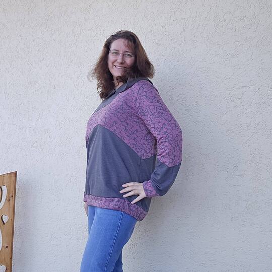 Nähanleitung und Schnittmuster Sweater Skylar für Damen 32-48