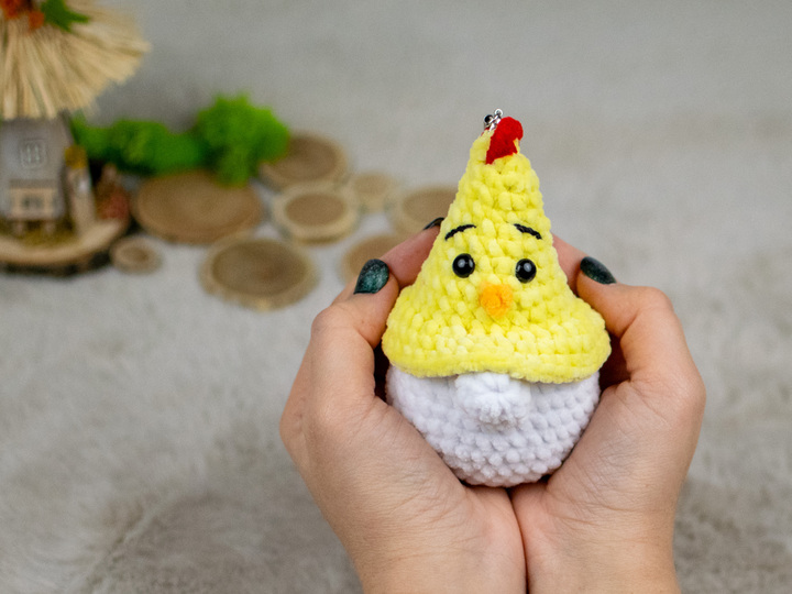 Häkelanleitung – Frühlingsgarten-Gnome | Hasen-, Karotten- und Küken-Gnom