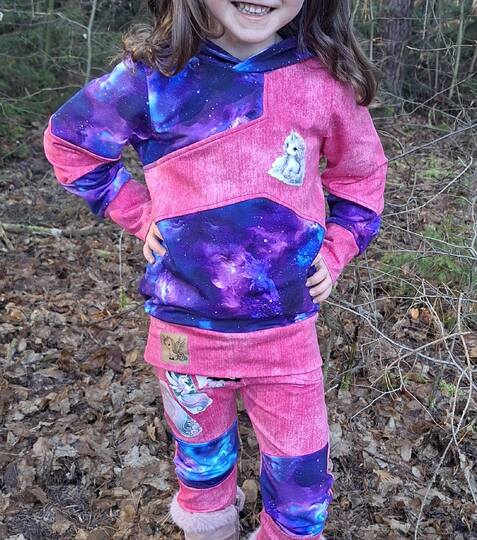 Nähanleitung und Schnittmuster Sweater Skylar für Mädchen 74-176