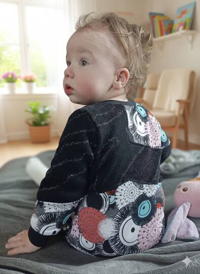 Nähanleitung und Schnittmuster Sweater Skylar für Mädchen 74-176