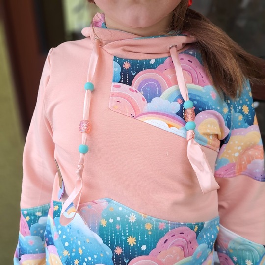 Nähanleitung und Schnittmuster Sweater Skylar für Mädchen 74-176