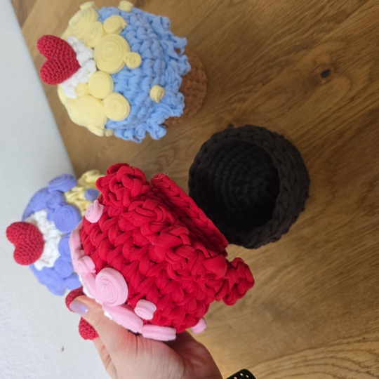 Anleitung 'Körbchen Cupcake'