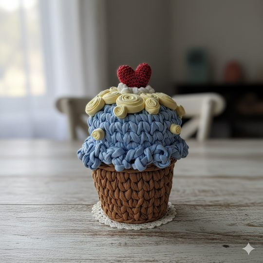 Anleitung 'Körbchen Cupcake'
