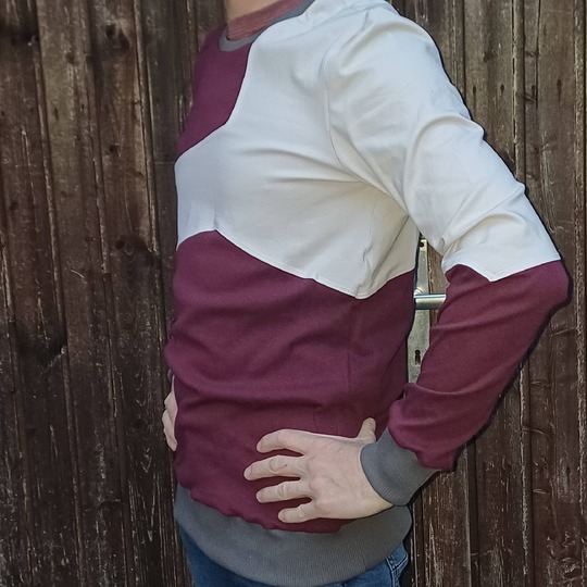 Schnittmuster und Nähanleitung Sweater Hoodie Skylar für Herren 42-60