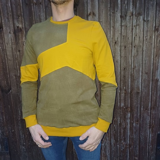 Schnittmuster und Nähanleitung Sweater Hoodie Skylar für Herren 42-60