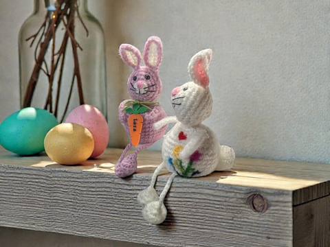 Osterhasen Kantenhocker