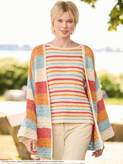 Kurzarmpulli und Jacke