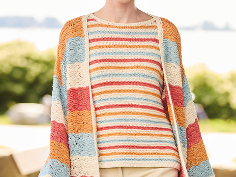 Kurzarmpulli und Jacke