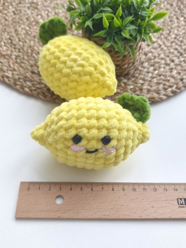 Crochet Pattern Lemon – Mini Amigurumi – Beginner – PDF - Image 2