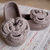 S13 Crochet pattern for warm house slippers with a double sole. “Orchid” mo