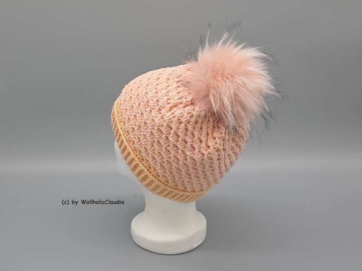 Häkelanleitung Mütze "Wellenmeer" - alle Größen - unisex