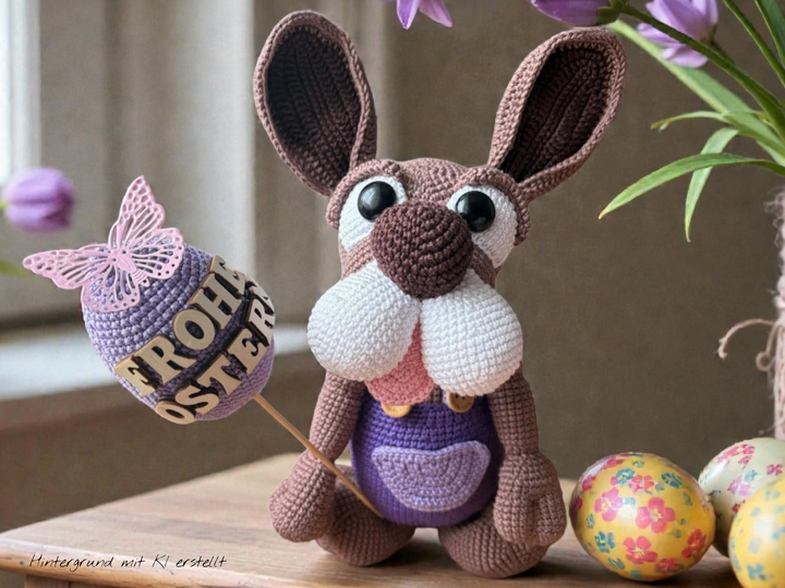 Häkelanleitung Frecher Hasen Fratz
