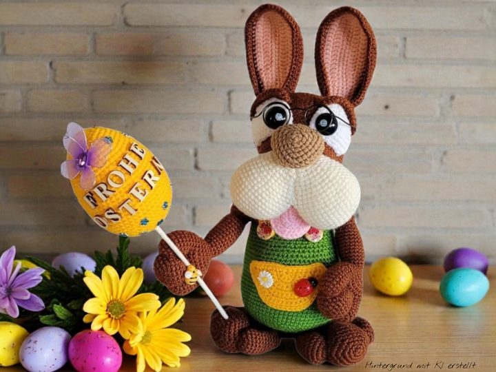 Häkelanleitung Frecher Hasen Fratz