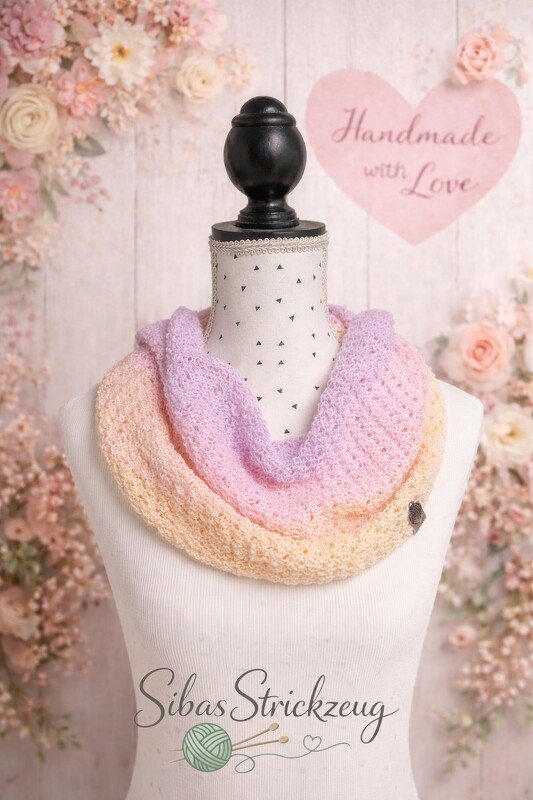 Sommer-Schlauchschal „Soft Breeze“ – Strickanleitung (PDF) Ein Design von S