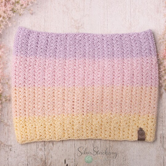 Sommer-Schlauchschal „Soft Breeze“ – Strickanleitung (PDF) Ein Design von S