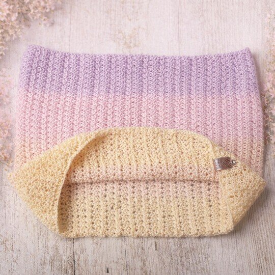 Sommer-Schlauchschal „Soft Breeze“ – Strickanleitung (PDF) Ein Design von S