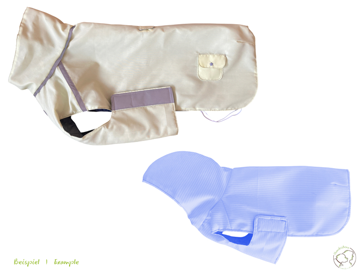 FINIAN dog coat winter coat with lining, XS-XXL, sewing pattern