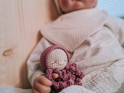 Häkelanleitung für einen Oktopus für Frühchen und Babys | PDF - Datei