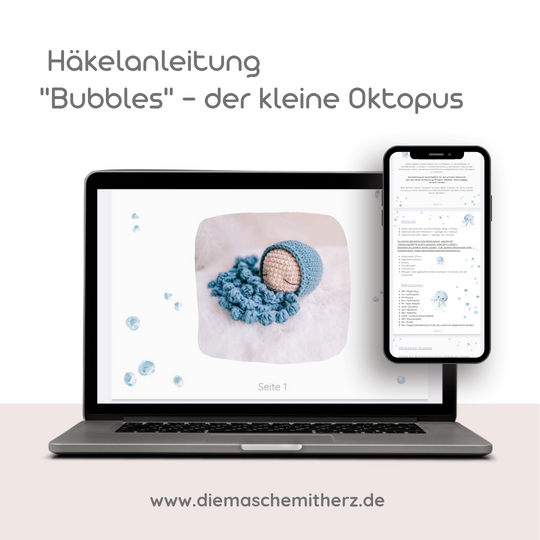 Häkelanleitung für einen Oktopus für Frühchen und Babys | PDF - Datei