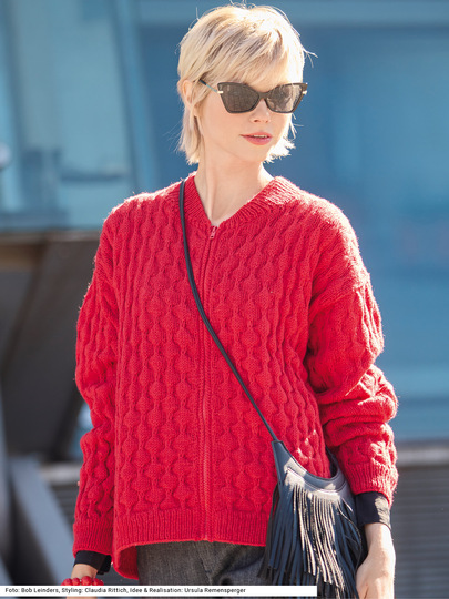 Jacke mit Reißverschluss