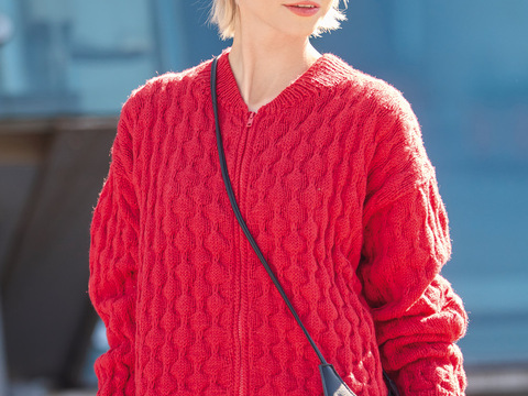 Jacke mit Reißverschluss