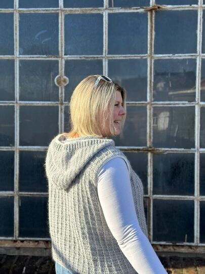 Häkelanleitung Zudi Hoodie Pullunder/Pullover