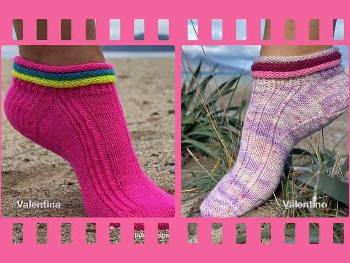 Sneakersocken Valentina und Valentino
