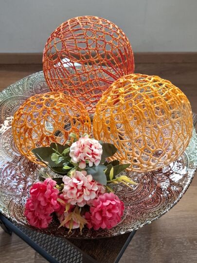 Häkelanleitungen 3er-Set Deko-Kugeln