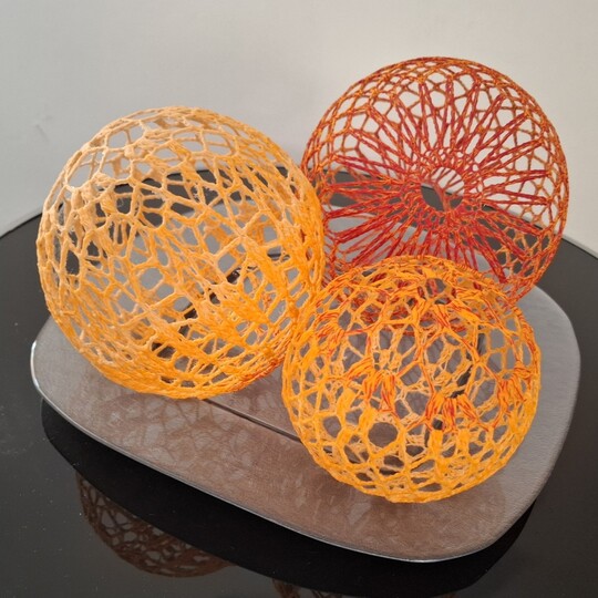 Häkelanleitungen 3er-Set Deko-Kugeln