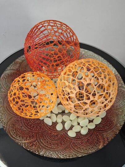 Häkelanleitungen 3er-Set Deko-Kugeln