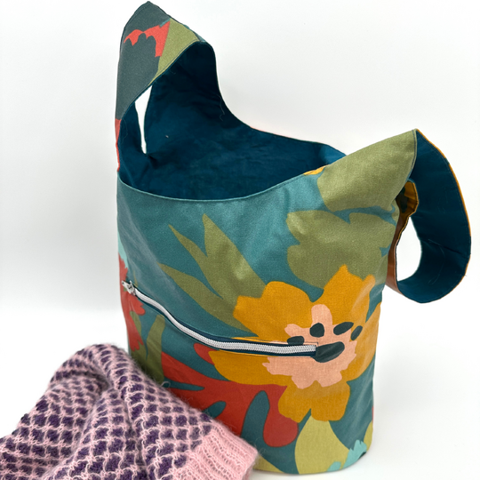 Schnittmuster Projektbeutel satter WollSchlingeL