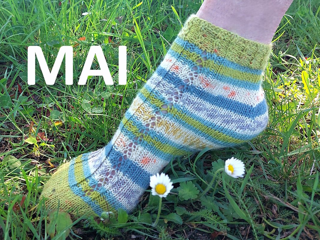 Sockenjahr 2026 - 12 Sockendesigns mit Fixen Quicky Ferse & Two Way Socke - Bild 12