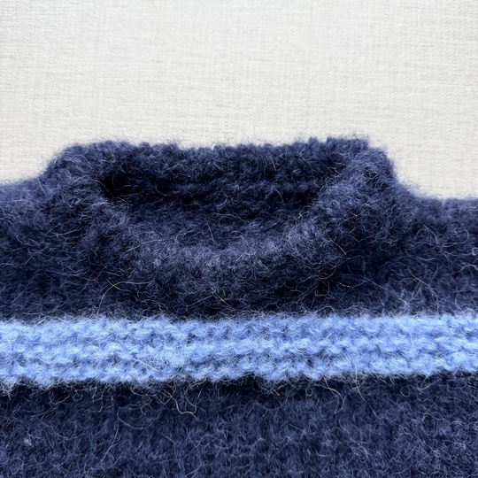 Kinderpullover Caia – Strickanleitung Gr. 62–98 | klassischer Streifenpulli