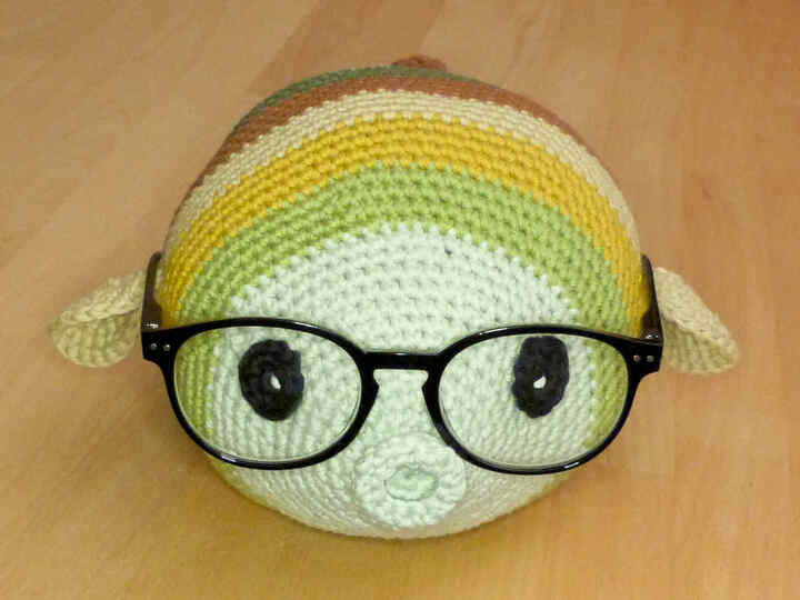 Häkelanleitung Brillenhalter Fisch, Brillenablage