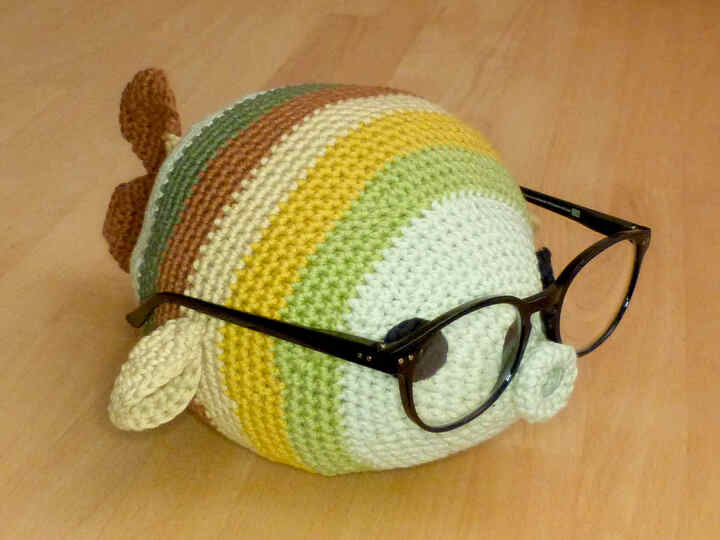 Häkelanleitung Brillenhalter Fisch, Brillenablage