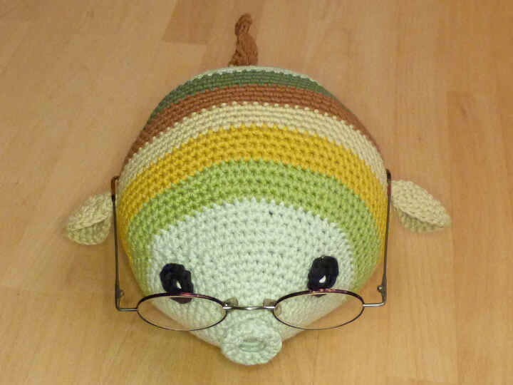 Häkelanleitung Brillenhalter Fisch, Brillenablage