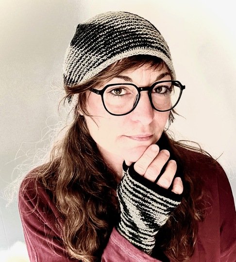 Armstulpen Stripes Illusionsstricken