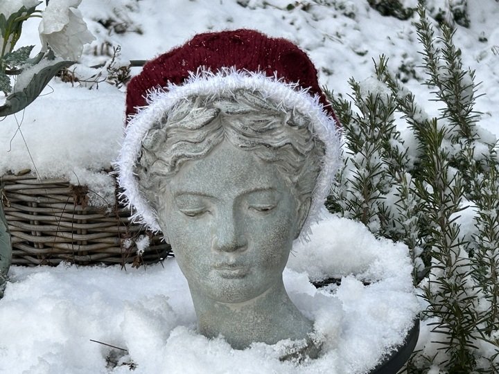 Strickanleitung Mütze "White Christmas"